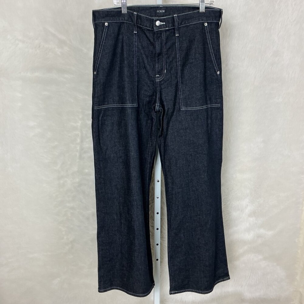 J. Crew Ch920 2025 Camp Pocket Wide Leg Jeans 31